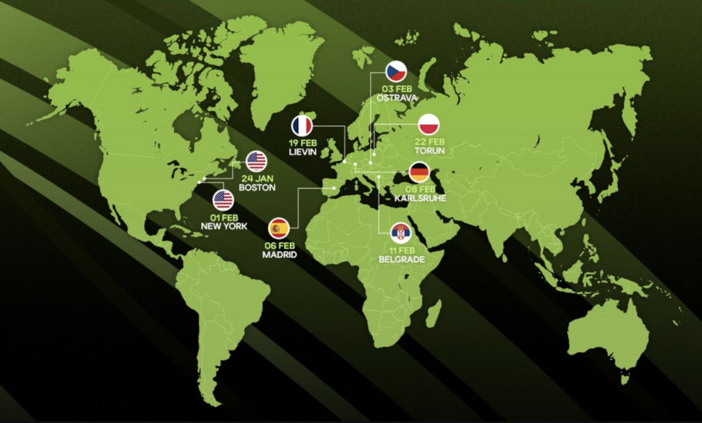 World Athletics Indoor Tour – circuito internacional